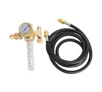 Regolatore per saldatura argon / CO2 con flussometro da 60 CFH e manometro da 4000 per sistemi TIG/MIG Misuratore portata argon per saldatura Tig