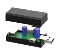 Regolatore per ventola USB, regolatore di controllo della velocità di induzione, manopola di controllo della velocità del volume 'aria da 5 V di tipo C, con protezione USB, regolabile per desktop