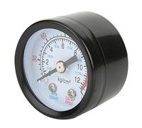 Regolatore Pressione Compressore, Manometro per Compressore d'Aria, Ricambi Compressore Aria, 0-180 PSI, 0-12 Bar, per Compressori a Vite, Compressori a Pistone, Diametro Filettatura 10 mm