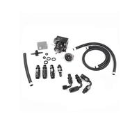 Regolatore Pressione Del Carburante Kit Di Aggiornamento Turbo Regolatore Di Pressione Carburante Compatibile Per Raccordo Radiatore Olio Auto Solenoide Di Dosaggio(All black)