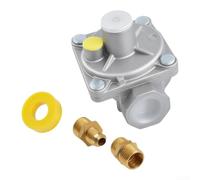 Regolatore Pressione Gas Alluminio 1/2 NPT per robusto Regolatore | Scambio per facile tra metano e per gpl, filettatura 1/2 NPT, ingresso 7 pollici AC, 4 pollici AC