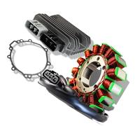 Regolatore Raddrizzatore Moto Compatibile Con Per NINJA Per ZX-10R ABS 2011 2012 2013 2014 2015 Rotore Statore Bobina Tensione Raddrizzatore Guarnizione Generatore 21066-0731