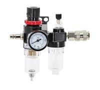 Regolatore separatore acqua/olio AFC2000, filtro trappola, compressore d'aria for aerografo, riduzione della pressione G1/4 AFR2000 + raccordi AL2000 EU(AFC2000-PC,8MM)