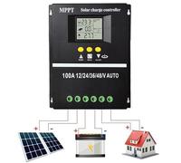 Regolatore solare doppio USB, regolatore di carica solare - Controller per energia solare 2 porte USB con sette modalità - Controller per energia rinnovabile per impianti solari per ville, roulotte,