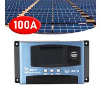 Regolatore solare MPPT 100A Bluetooth Temperatura Monitoraggio Ricarica 12V~60V.