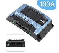 Regolatore solare MPPT 100A Bluetooth Temperatura Monitoraggio Ricarica 12V~60V.