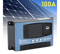 Regolatore solare MPPT 100A Bluetooth Temperatura Monitoraggio Ricarica 12V~60V#
