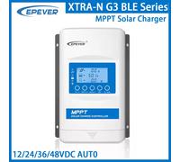 Regolatore Solare MPPT EPEVER 10-40A 12/24/36/48V con Bluetooth Integrato XTRA3415N G3 BLE, Pannello Fotovoltaico 100V, Senza Batteria, Monitoraggio tramite APP, Versione USA
