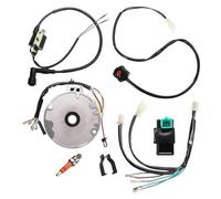 regolatore tensione Per 50cc 70cc 90cc 110cc 125cc Moto CDI BOX Accenditore Bobina Di Accensione Raddrizzatore Avviamento Kit Cablaggio Dirt Pit Bike Scooter