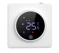 Regolatore termostato a doppia modalità, compatibile con caldaia 3A/riscaldamento a pavimento 16A, programmabile a risparmio energetico ecologico con blocco bambini (alloggiamento in ABS, portata 5-70