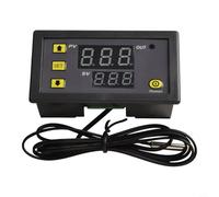 Regolatore termostato digitale a LED DC 12 V con sensore, intervallo da -50 a 1200 °C, precisione 0,1 °C, per uscita relè, per sistemi di controllo industriale e PLC