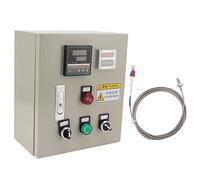 Regolatore Torvex, centralina di controllo della temperatura PID con termocoppia, pannello di riscaldamento con termostato intelligente trifase da 7,5 kW e 380 V CA.