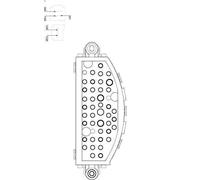 Regolatore, ventilatore interno MAHLE ABR 22 000S per BMW 3 (E30) 2 1986-1991