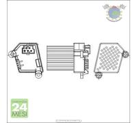 Regolatore ventola abitacolo Mahle per BMW X5 E53 4.6 4.4 3.0 X3 E83 xDrive 2.5