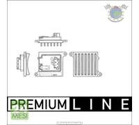 Regolatore ventola abitacolo Mahle per MAYBACH 57 MERCEDES CLASSE S 600 500 450