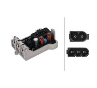 Regolatore Ventola Interno 12 V 5 poli HELLA per BMW 7er