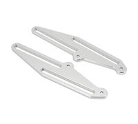 Regolatori del parabrezza Kit di supporto per supporto per moto Staffa per parabrezza compatibile con Tenere 700 XT700Z 2019 2020 2021(Silver)