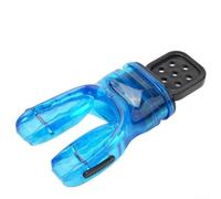 Regolatori - Scuba Bite compatibile silicone modellabile modificabile bocchino per immersioni anti-età Fit Scuba Snorkel Plus Gear Having (5 x 7 cm nero/bianco/blu/rosa) (blu)