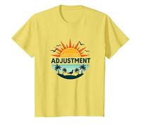 Regolazione della latitudine di Key West Fuga in Paradiso Tropicale Maglietta, Bambini, Limone, 2 Anni