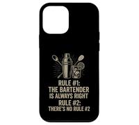 Regole del barista - Citazione divertente da bar in stile vintage Custodia per iPhone 12 mini