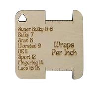 Regole di Misura per Maglieria - Guida In Legno Per Filatori E Progetti Di Maglia,Forniture, Multifunzione Per Uncinetto Casa E Viaggi