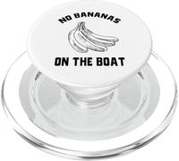 Regole divertenti della barca senza banane sulla barca Banana Hater PopSockets PopGrip per MagSafe
