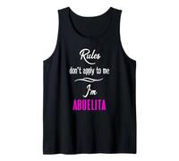 Regole non applicare a me I'm Abuelita divertente regalo per la nonna Canotta
