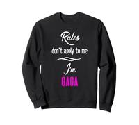 Regole non applicare a me I'm Gaga divertente regalo per la nonna Felpa