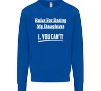 Regole Per Uscire Con Le Mie Figlie Felpa Jumper Per La Festa Del Papà Uomo