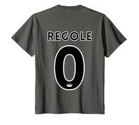 Regole Zero Maglietta, Bambini, Asfalto, 12 Anni