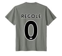 Regole Zero Maglietta, Bambini, Verde Militare mélange, 12 Anni