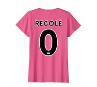 Regole Zero Maglietta, Donna, Rosa mélange, S