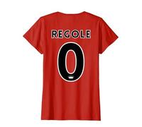 Regole Zero Maglietta, Donna, Rosso, XXL