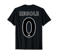 Regole Zero Maglietta, Uomo, Nero, 5XL