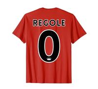 Regole Zero Maglietta, Uomo, Rosso, XL