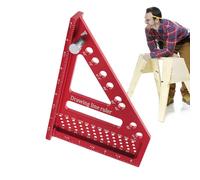 Regolo di Misurazione Multiangolo 3D,Strumento di Layout Multi Angolo 22.5-90 Gradi | Righello Per Tracciare Linee Di Disegno | Per Falegnami Ingegneri Costruzione Casa Lavoro Uomini Papà
