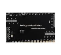 Regolo Per Altezza Corde, Strumento Misura Setup Chitarra Acciaio Inossidabile, Righello Azione Precisione Accessori Setup Strumenti Musica per Appassionati Musicisti Principianti