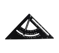 Regolo per Lavorazione Legno - Goniometro Di Precisione In Lega Di Alluminio,Righello Triangolo per Angoli Rinforzato - Per Mobili Armadi Pavimentazione Corniciatura Lavorazione Officina Falegname Fal
