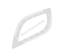 Regolo per Mappatura Sopracciglia | Strumento di Posizionamento Portatile per Disegno Rapido - Strumento per Modellazione Sopracciglia con Stencil,Per Uso, Casa, Viaggio, Trucco