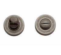 REGUITTI Chiavistello/nottolino tondo libero/occupato con intaglio mat. OTTONE