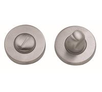 REGUITTI Chiavistello/nottolino tondo libero/occupato con intaglio mat. OTTONE