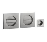 REGUITTI Kit Maniglia Da Incasso ART. Q60 quadra con serratura e50 chiavistello