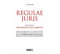 REGULAE JURIS - DE MAURI L. - HOEPLI