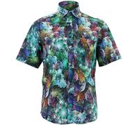 Regular Camicia a Manica Corta Loud Originals Abstract Forme Psichedelico Uomo