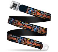 Regular Show Belt, Seatbelt Buckle Belt, Regular Show Mordecai and Rigby Like a