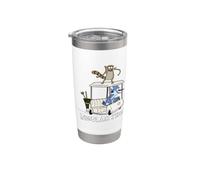 Regular Show Mordecai and Rigby Golf Cart Bicchiere termico in acciaio inox doppia parete