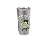 Regular Show Muscle Man WOOOOO! Bicchiere termico in acciaio inox doppia parete