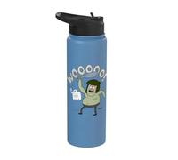 Regular Show Muscle Man WOOOOO! Stainless Steel Insulated Water Bottle