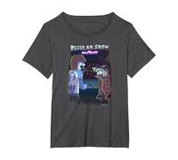Regular Show Rs The Movie Maglietta, Donna Plus-Size, Grigio Scuro, 2X