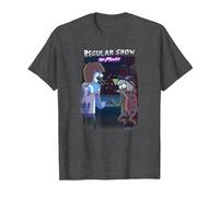 Regular Show Rs The Movie Maglietta, Uomo, Grigio Scuro, 4XL